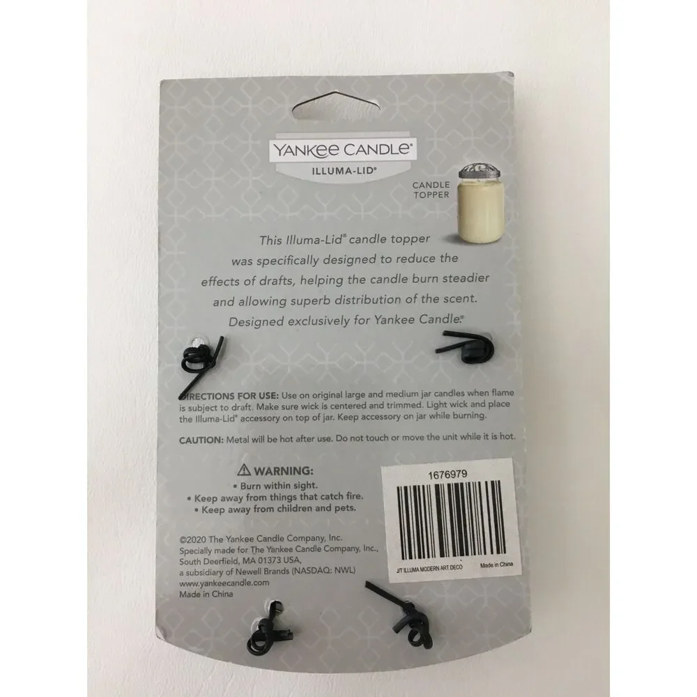Yankee Candle Illuma-Lid Christmas Holiday Candle Topper Reindeer Gift Star NEW